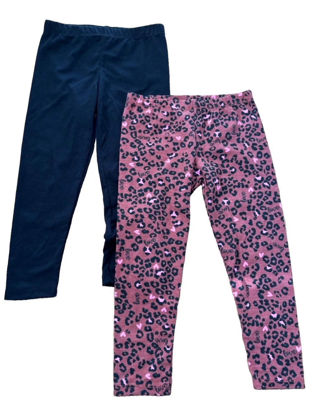 One Step Up Little Girls 2-Pack Leggings - Size 4